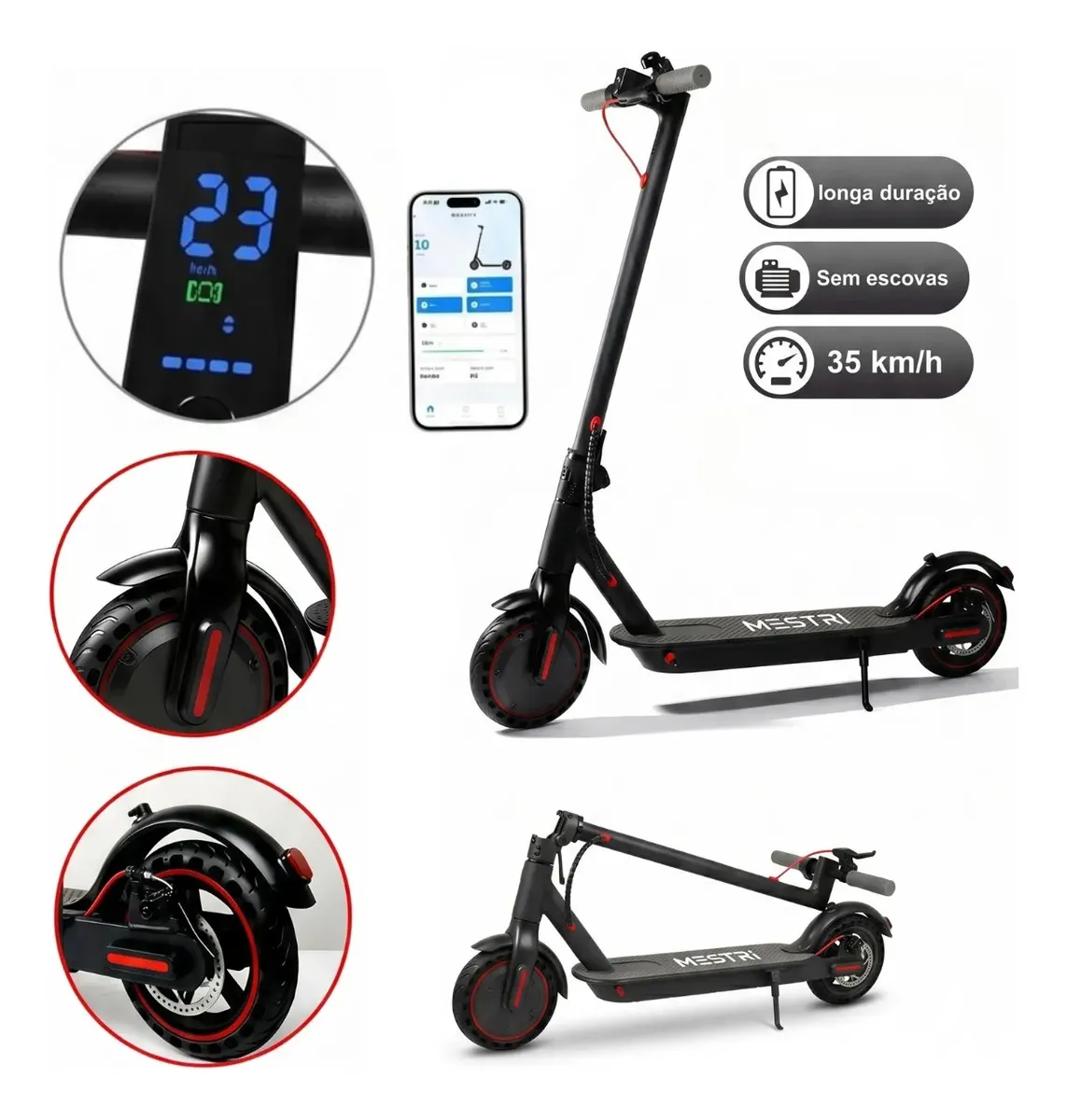 Patinete Mestri M-140 Bluetooth