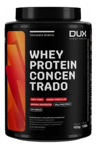 Whey Protein Concentrado 900g Dux Chocolate Branco